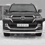 Защита переднего бампера d76 секции-d42 уголки RUSSTAL Toyota Land Cruiser 200 Executive (2018-2021)