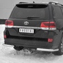 Защита заднего бампера уголки d76 секции RUSSTAL Toyota Land Cruiser 200 Executive (2018-2021)