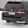 Защита заднего бампера уголки d76 секции-d42 секции RUSSTAL Toyota Land Cruiser 200 Executive (2018-2021)