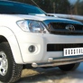 Защита переднего бампера d63х63 дуга RUSSTAL Toyota Hilux (2009-2014)