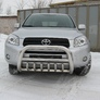 Кенгурятник d76 низкий с защитой картера Toyota RAV4 (2006-2009)