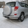 Защита заднего бампера уголки d57 Toyota RAV4 (2006-2009)