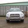 Кенгурятник d57 низкий c защитой картера Toyota RAV4 (2009-2012)