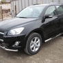 Защита порогов d76 с проступями Toyota RAV4 L (2009-2012)