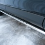 Пороги труба d75х42 овал с проступью RUSSTAL Toyota RAV4 (2015-2019)