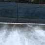 Пороги труба d75х42 овал с проступью RUSSTAL Toyota RAV4 (2015-2019)