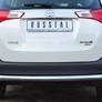 Защита заднего бампера d63 секции RUSSTAL Toyota RAV4 (2013-2015)