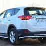 Защита заднего бампера d63 секции d42 дуга RUSSTAL Toyota RAV4 (2013-2015)