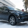 Защита переднего бампера d63 секции RUSSTAL Toyota RAV4 (2015-2019)