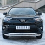 Защита переднего бампера d63 секции d42 дуга RUSSTAL Toyota RAV4 (2015-2019)