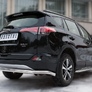 Защита заднего бампера d63 секции RUSSTAL Toyota RAV4 (2015-2019)