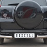 Защита заднего бампера d63 уголки RUSSTAL Toyota RAV4 (2010-2012)