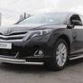 Защита переднего бампера d57+d57 двойная Toyota Venza (2012-2016)