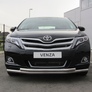 Защита переднего бампера d57+d57 двойная Toyota Venza (2012-2016)