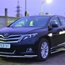 Пороги труба d75х42 овал с проступью RUSSTAL Toyota Venza (2013-2016)