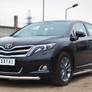 Пороги труба d63 вариант 1 RUSSTAL Toyota Venza (2013-2016)