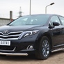 Пороги труба d63 вариант 2 RUSSTAL Toyota Venza (2013-2016)