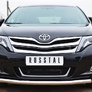 Защита переднего бампера d63 секции RUSSTAL Toyota Venza (2013-2016)