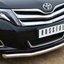 Защита переднего бампера d63 секции RUSSTAL Toyota Venza (2013-2016)