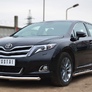 Защита переднего бампера d63 секции RUSSTAL Toyota Venza (2013-2016)