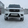 Защита переднего бампера d57 UAZ Патриот (2014-2021)