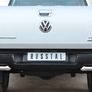 Защита заднего бампера уголки d63/d42 RUSSTAL Volkswagen Amarok (2009-2015)