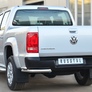 Защита заднего бампера уголки d63/d42 RUSSTAL Volkswagen Amarok (2009-2015)