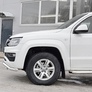 Защита переднего бампера d63 волна-75х42 дуга RUSSTAL Volkswagen Amarok (2016-2023)