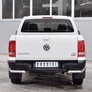 Защита заднего бампера уголки d63 секции-d42 секции RUSSTAL Volkswagen Amarok (2016-2023)