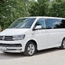 Защита переднего бампера d63 секция RUSSTAL Volkswagen Multivan Caravella Transporter T6 (короткая база) (2016-2020)