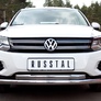 Защита переднего бампера d63х63 RUSSTAL Volkswagen Tiguan Track & Field (2011-2016)