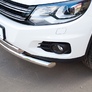 Защита переднего бампера d63х63 RUSSTAL Volkswagen Tiguan Track & Field (2011-2016)