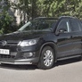 Защита переднего бампера d63 секции RUSSTAL Volkswagen Tiguan Sport & Style (2011-2016)