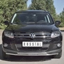 Защита переднего бампера d42 секции-d42 дуга RUSSTAL Volkswagen Tiguan Sport & Style (2011-2016)