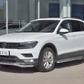 Защита переднего бампера d63 волна RUSSTAL Volkswagen Tiguan (кроме Off Road) (2017-2020)