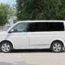 Пороги труба  d42 правый RUSSTAL Volkswagen Caravella Transporter T6 (длинная база) (2016-2020)