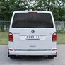 Защита заднего бампера d42 секция RUSSTAL Volkswagen Caravella Transporter T6 (длинная база) (2016-2020)