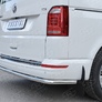 Защита заднего бампера d42 секция RUSSTAL Volkswagen Caravella Transporter T6 (длинная база) (2016-2020)