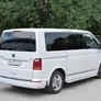 Защита заднего бампера d63 секция RUSSTAL Volkswagen Caravella Transporter T6 (длинная база) (2016-2020)