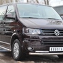 Пороги труба d63 вариант 1 (правый) RUSSTAL Volkswagen Multivan/ Caravelle (2010-2015)