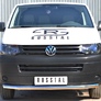 Защита переднего бампера d63 секции RUSSTAL Volkswagen Transporter kasten T5 (2010-2015)