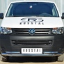 Защита переднего бампера d63 секции d42уголки RUSSTAL Volkswagen Transporter kasten T5 (2010-2015)