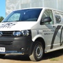 Защита переднего бампера d63 секции d42уголки RUSSTAL Volkswagen Transporter kasten T5 (2010-2015)