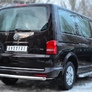 Защита заднего бампера d63 дуга RUSSTAL Volkswagen Multivan/ Caravelle (2010-2015)