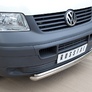 Защита переднего бампера d63х42 дуга RUSSTAL Volkswagen Transporter kasten (2003-2009)