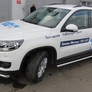 Защита порогов d57 труба Volkswagen Tiguan (2011-2017)