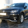 Защита переднего бампера d57 волна Volkswagen Touareg (2010-2018)