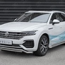 Защита переднего бампера d63 волна-d42 дуга RUSSTAL Volkswagen Touareg (not 2.0 TSI) (2018-2024)