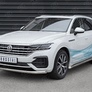 Защита переднего бампера d63 секции RUSSTAL Volkswagen Touareg (not 2.0 TSI) (2018-2024)