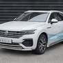 Защита переднего бампера d63 секции-d42 дуга RUSSTAL Volkswagen Touareg (not 2.0 TSI) (2018-2024)